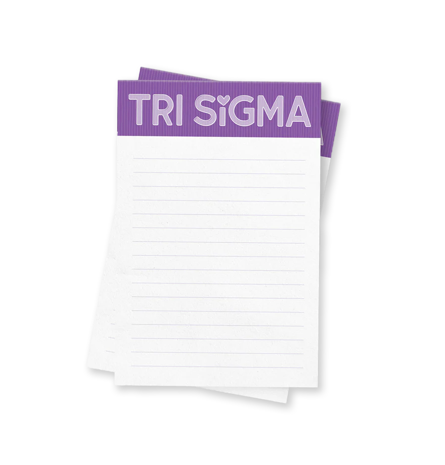 Tri Sigma Notepad