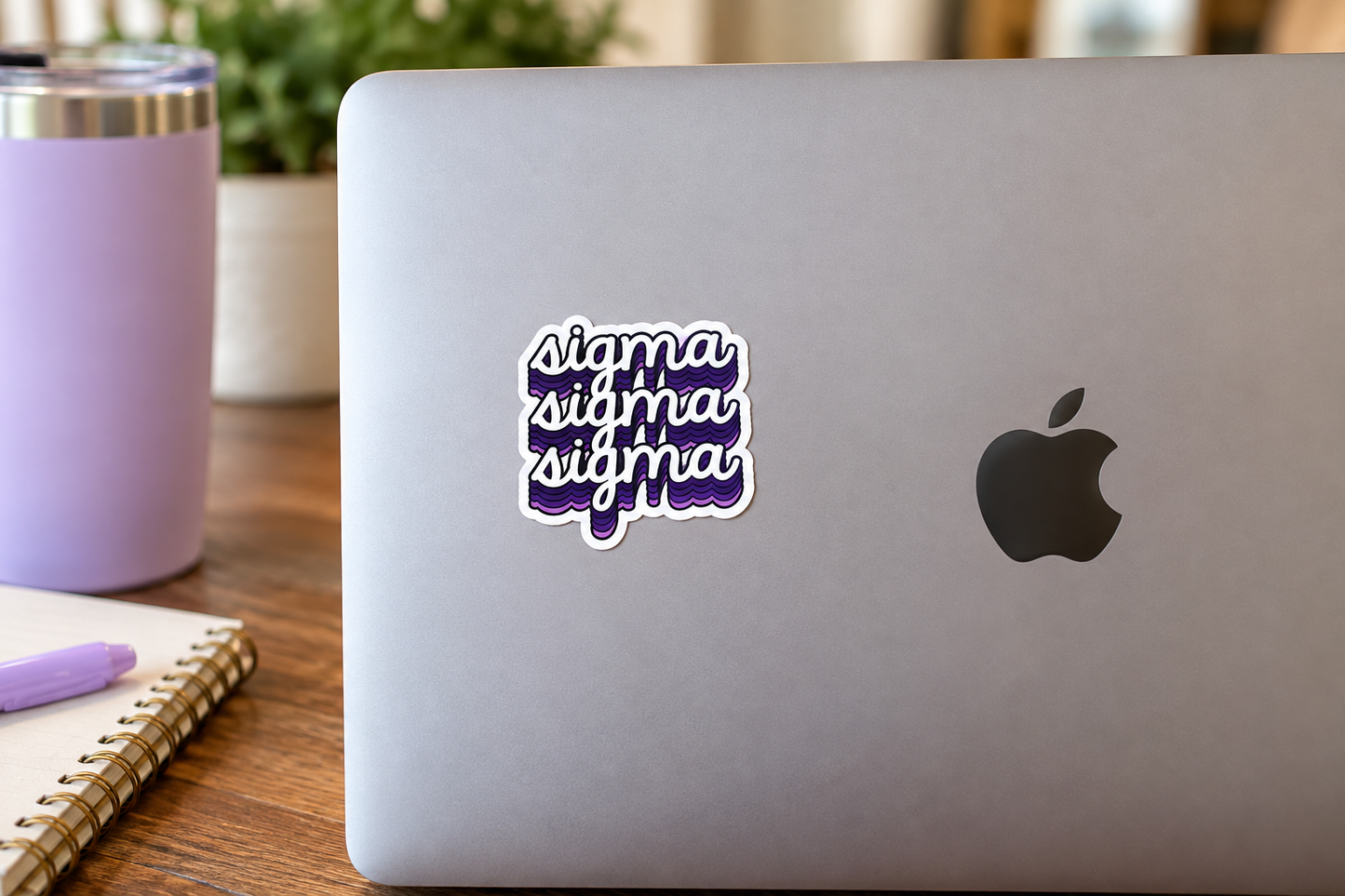 Shadow Script Sticker