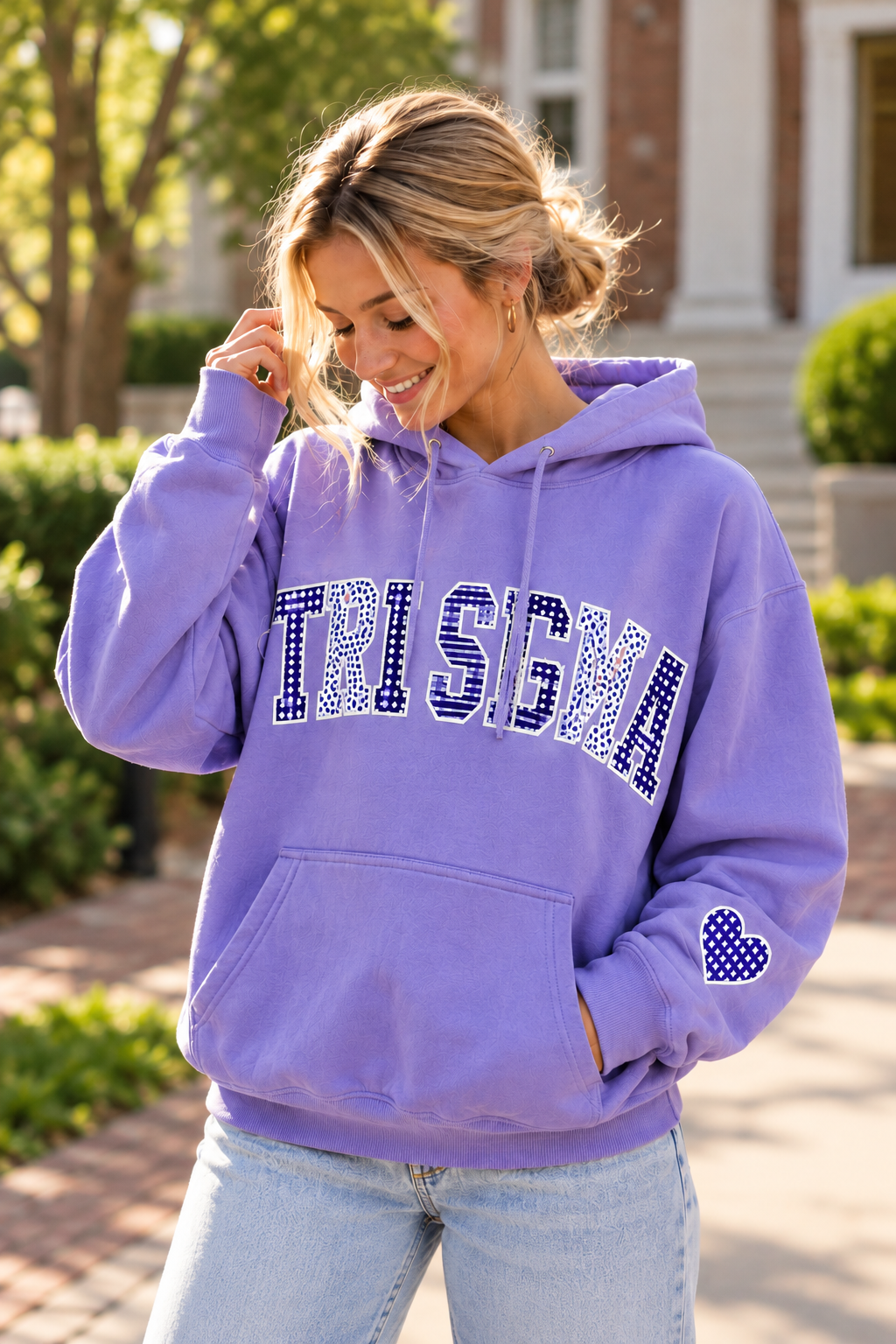 Limited Edition Purple Patchwork Hoodie