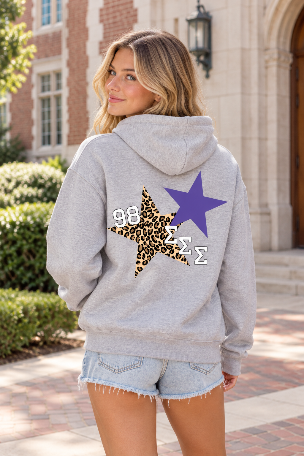 Cheetah Star Hoodie