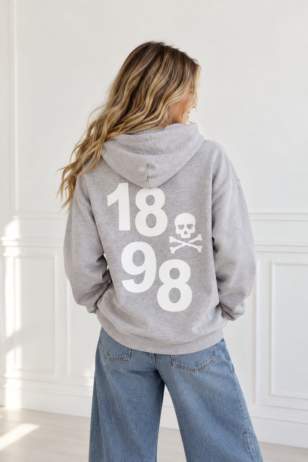 1898 Skull Hoodie