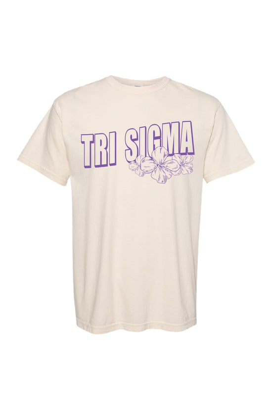 Tri Sigma Flower Tee