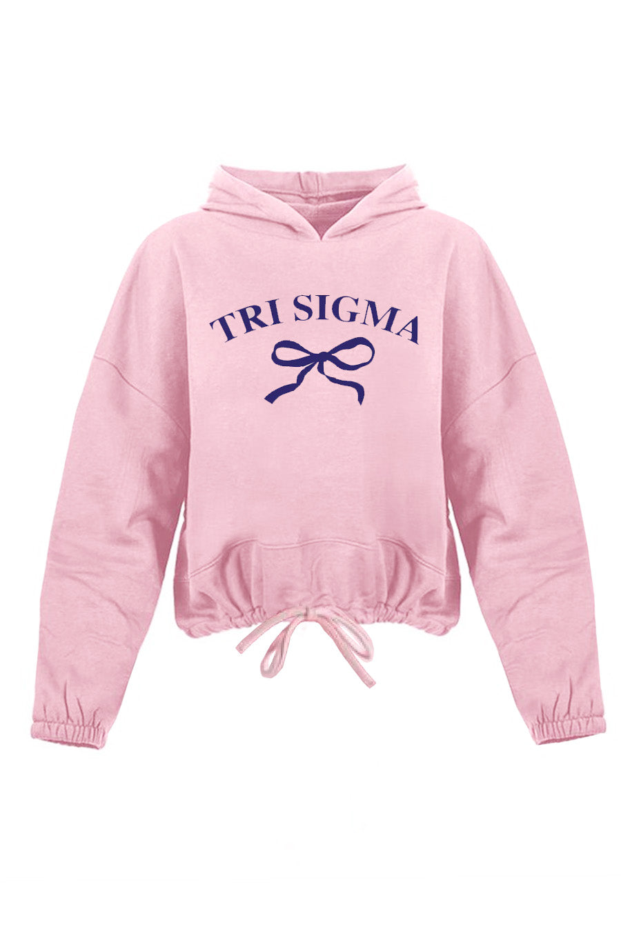 Bow Light Pink Hoodie