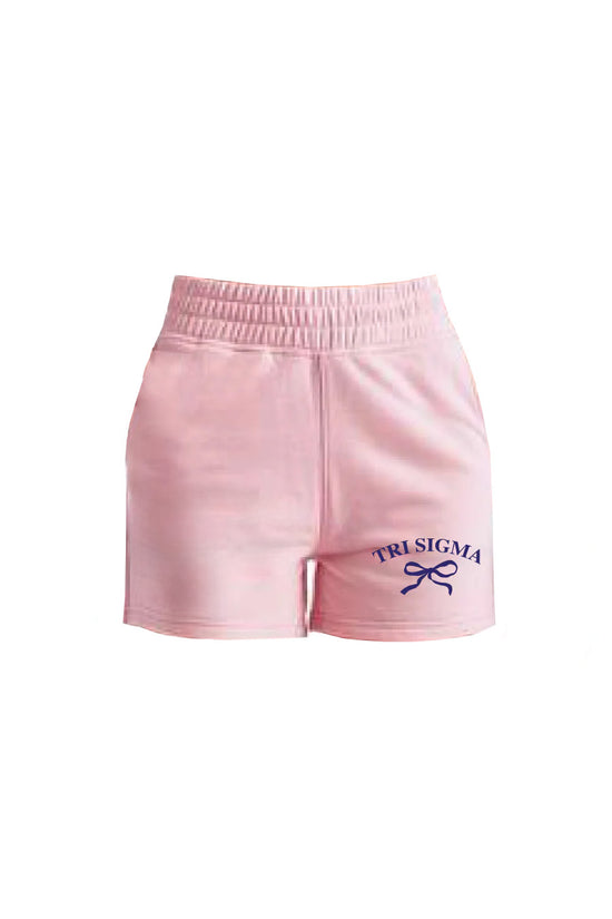 Bow Light Pink Shorts
