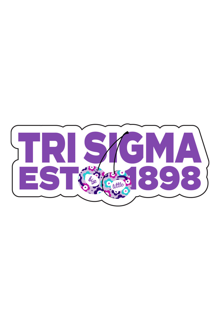Big/ Little Cherry Sticker
