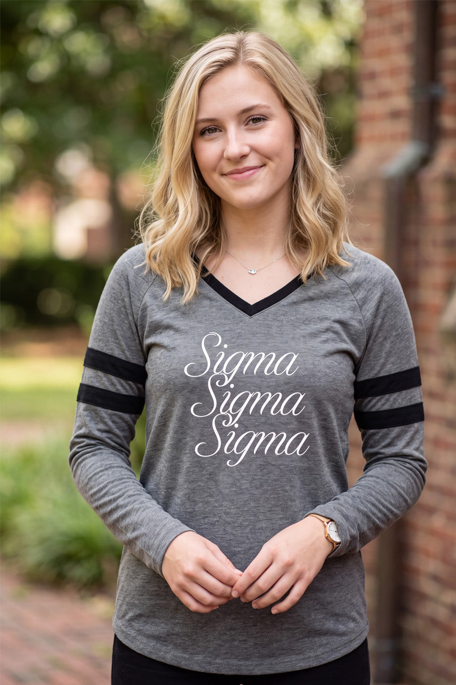 Halftime Striped Long Sleeve
