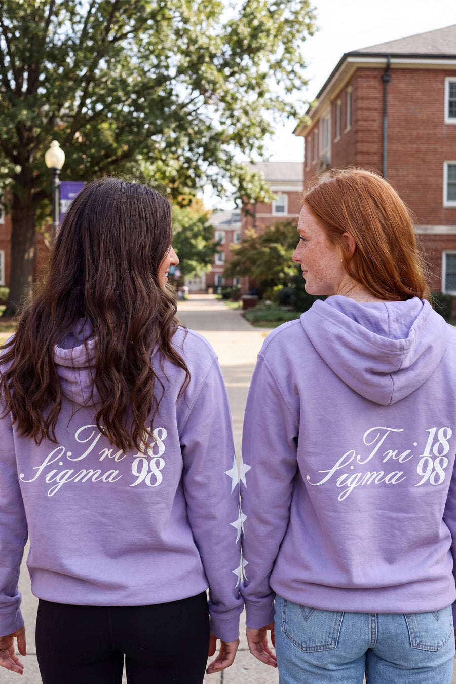 Star Sleeved Hoodie