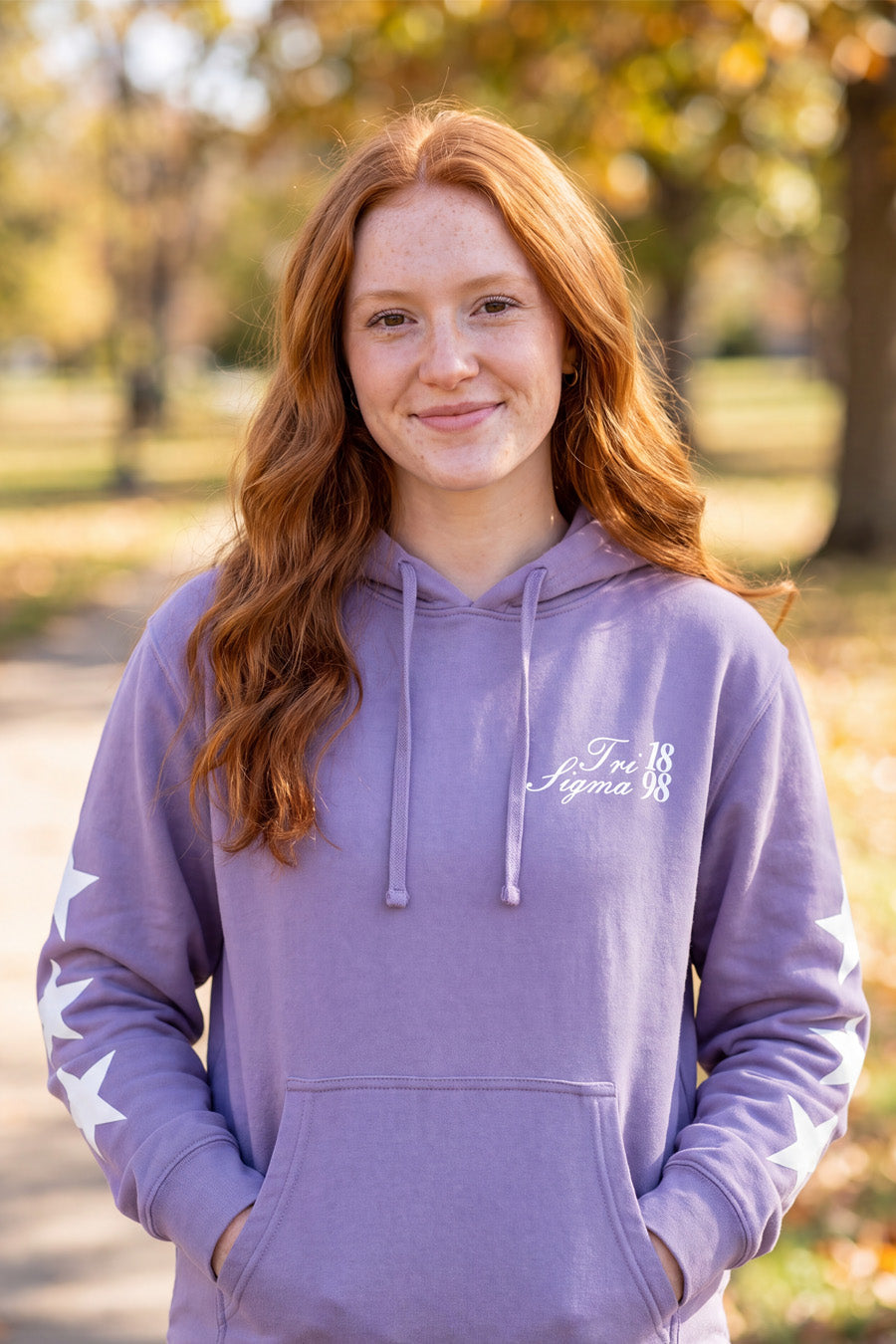 Star Sleeved Hoodie