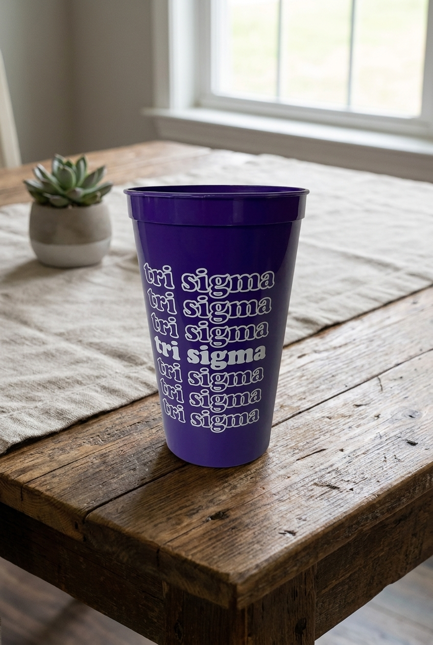 Tri Sigma Repeat Cup
