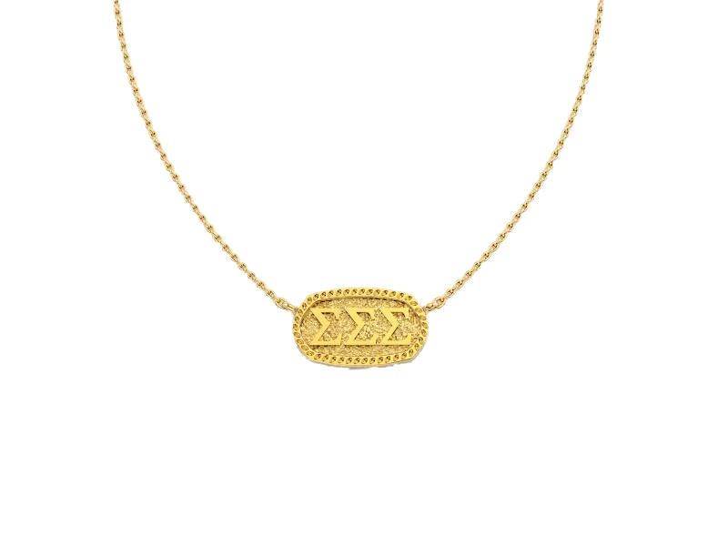 Oval Necklace