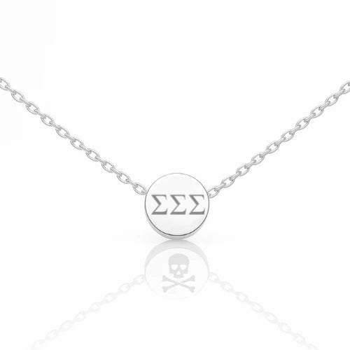Mini Circle Slider Necklace