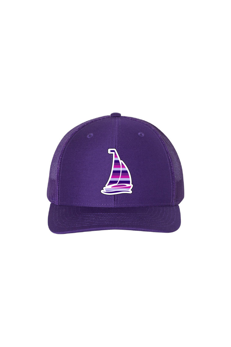 Purple Sailboat Trucker Hat