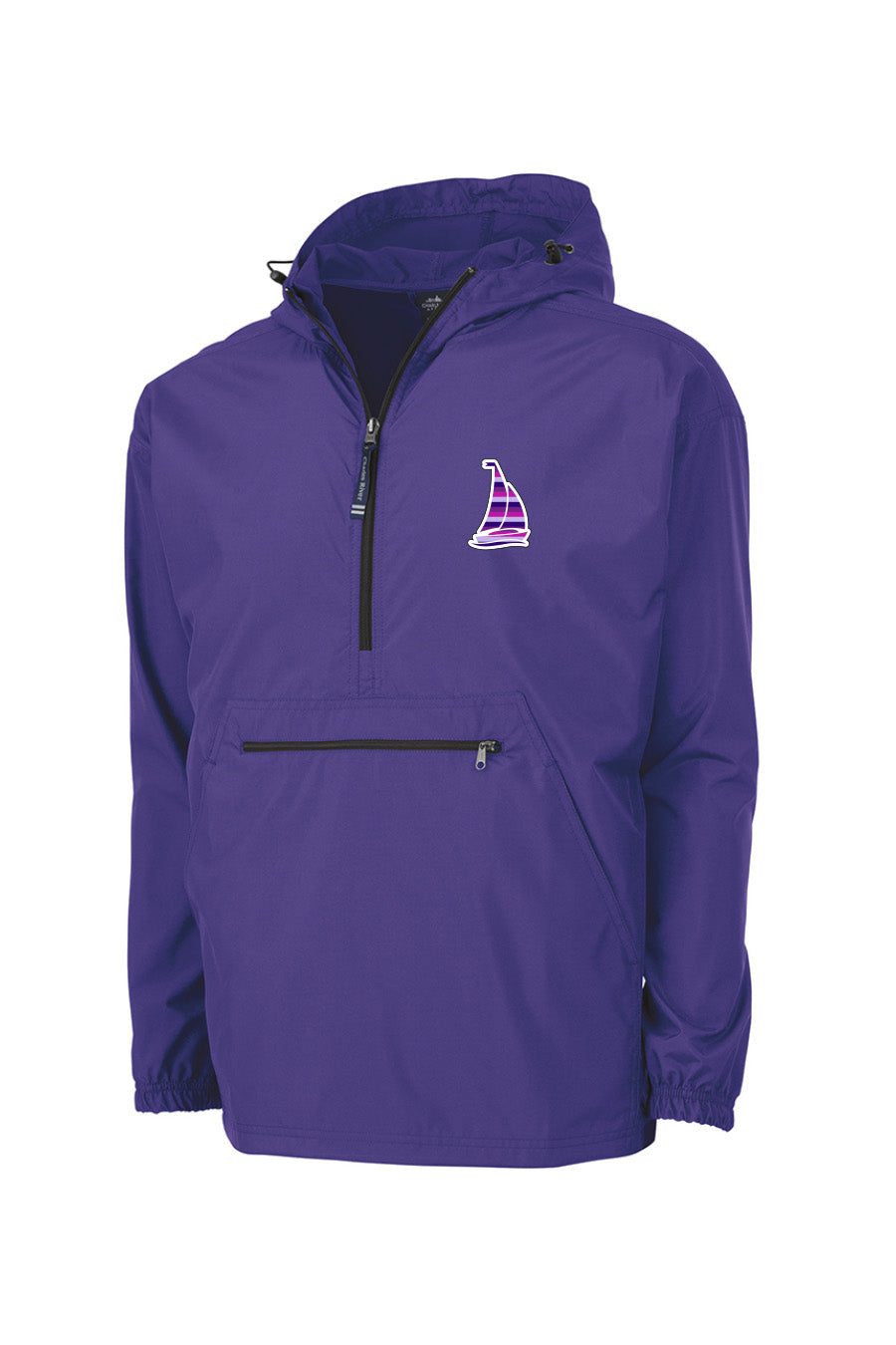 Sailboat Patch Nylon Pullover