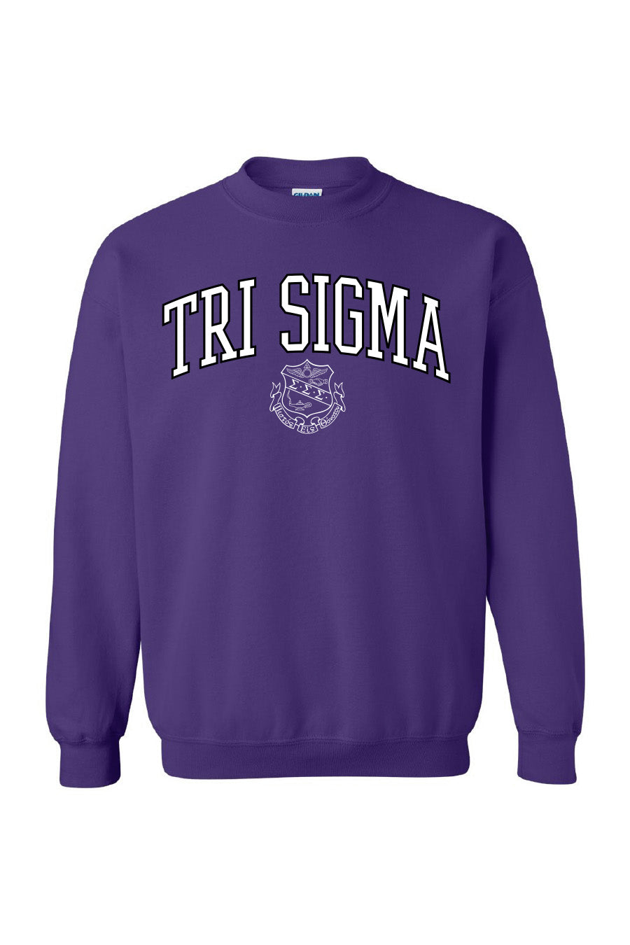 Tri Sigma Coat of Arms Crew Sweatshirt