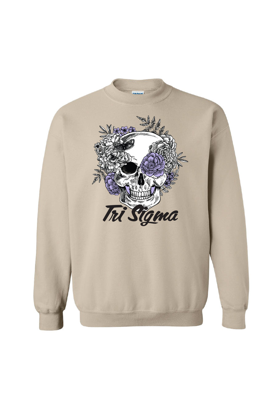 Load image into Gallery viewer, Floral Skull Sand Crewneck
