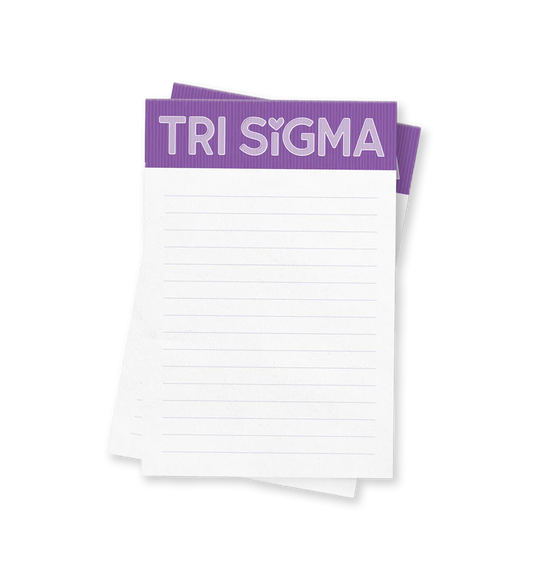 Tri Sigma Notepad